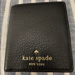 Kate Spade black small wallet bi-fold